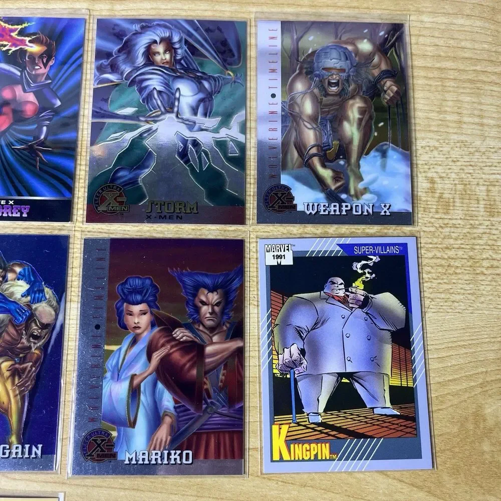 Marvel Trading Card Lot 1991 Universe 1992 Masterpieces 1995 Fleer Ultra X-Men